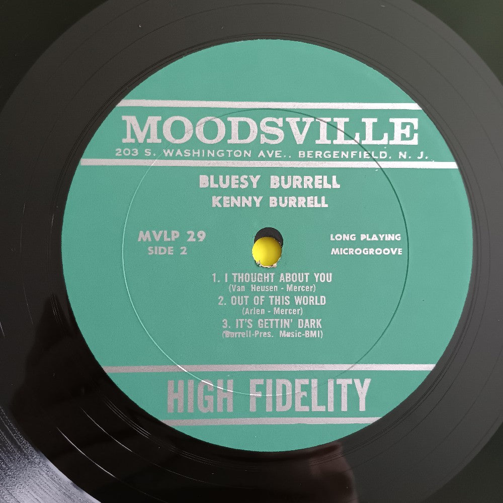 Kenny Burrell With Coleman Hawkins - Bluesey Burrell RVG Misprint - 1963 - MVLP 29 - Used - EX - Vinyl