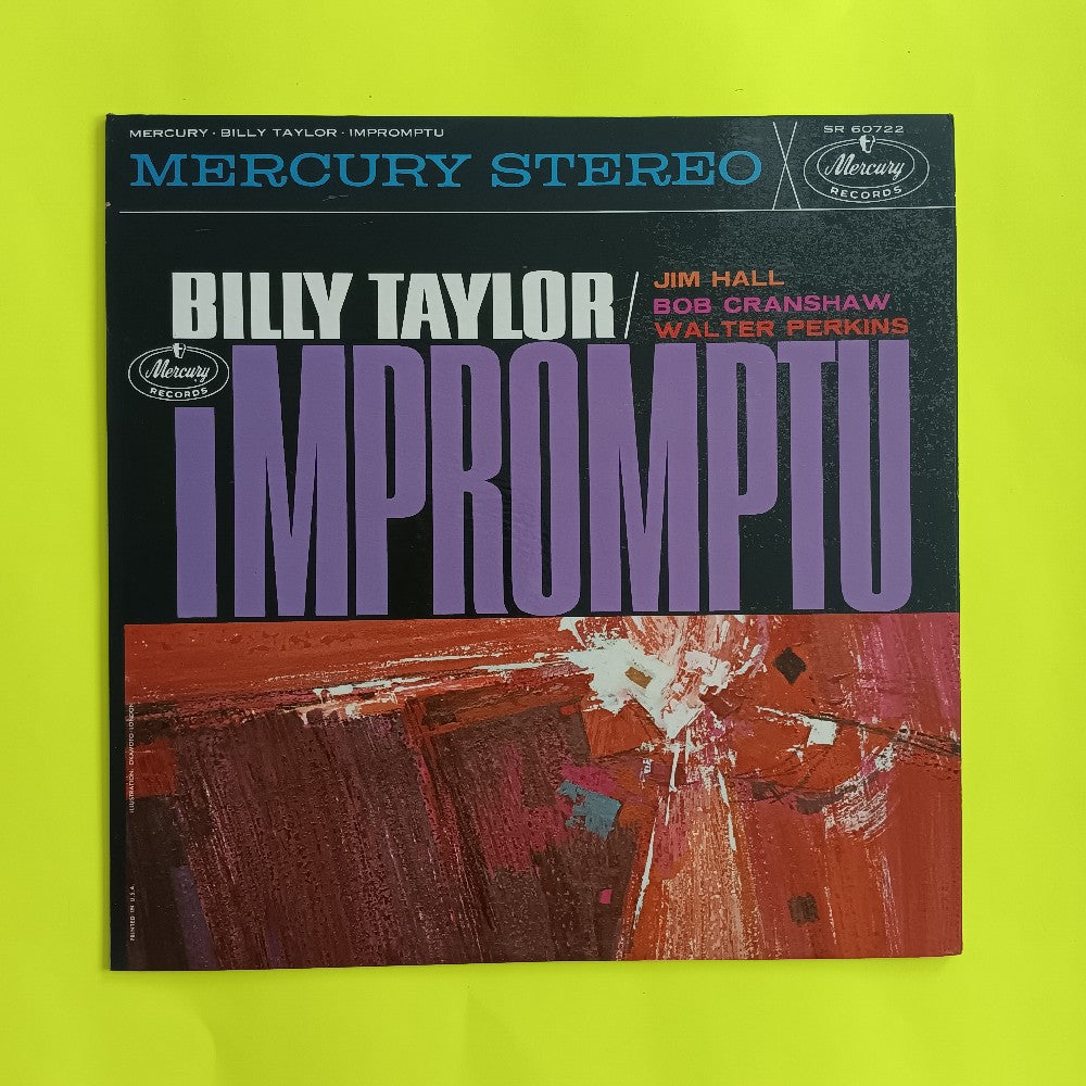 Billy Taylor - Impromptu - 1962 - SR 60722 - Used - VG++ - Vinyl