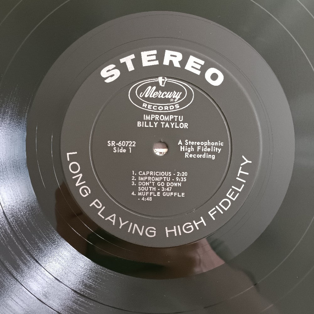Billy Taylor - Impromptu - 1962 - SR 60722 - Used - VG++ - Vinyl