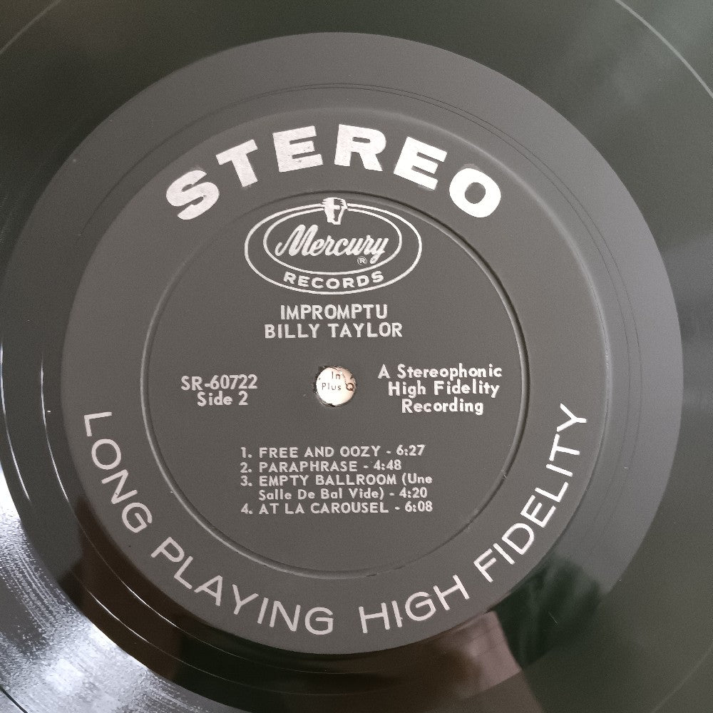Billy Taylor - Impromptu - 1962 - SR 60722 - Used - VG++ - Vinyl