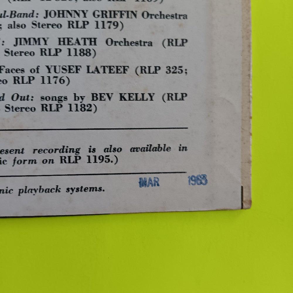 Billy Taylor Trio - Warming Up! OG DG Mono - 1960 - RLP 339 - Used - VG++ - Vinyl