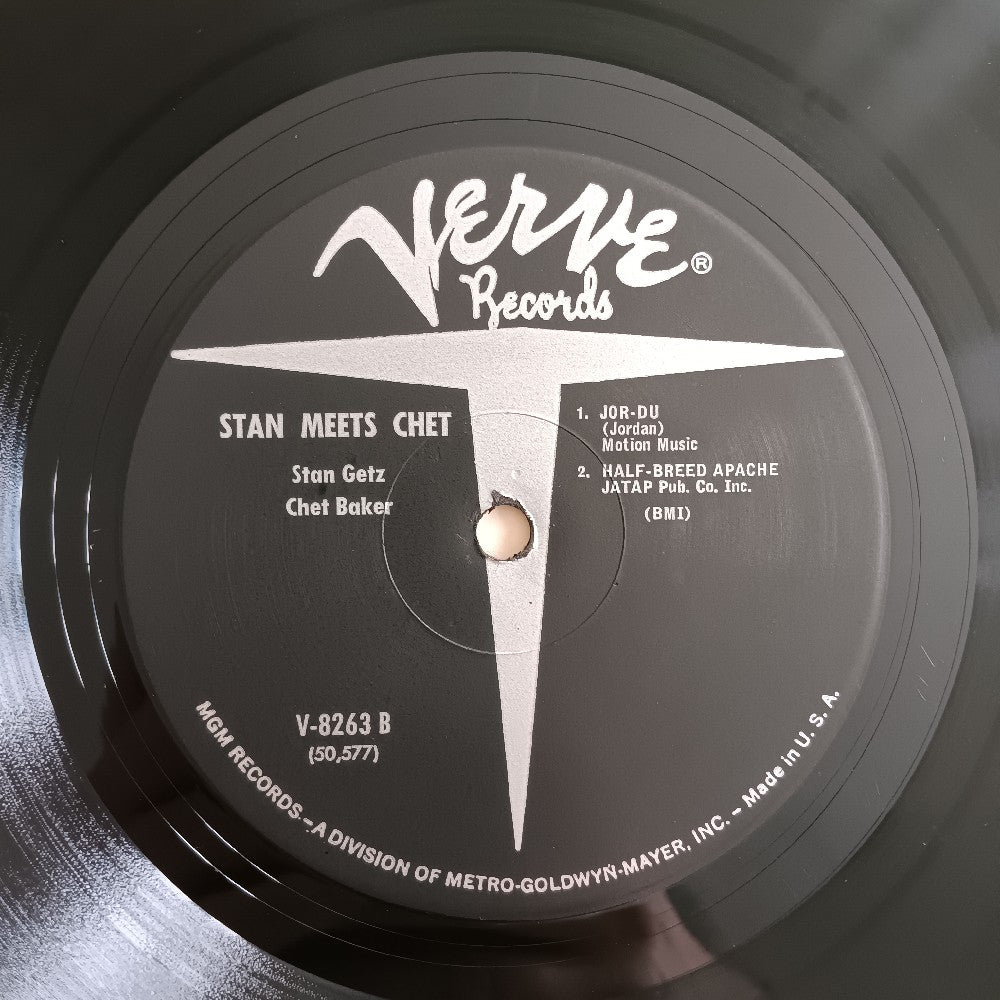 Stan Gets / Chet Baker - Stan Meets Chet MONO - V-8263 - Used - VG++ - Vinyl