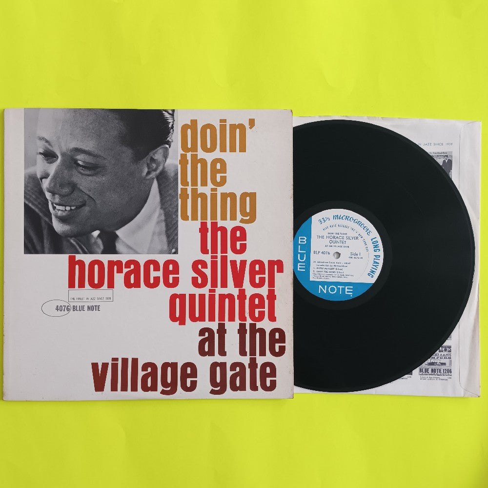 Horace Silver Quintet - Doin' the Thing At The Village Gate RVG P EAR MONO - 1962 - BLP 4076 - Used - VG++ - Vinyl