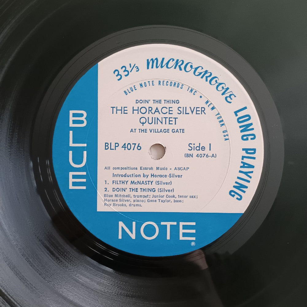 Horace Silver Quintet - Doin' the Thing At The Village Gate RVG P EAR MONO - 1962 - BLP 4076 - Used - VG++ - Vinyl