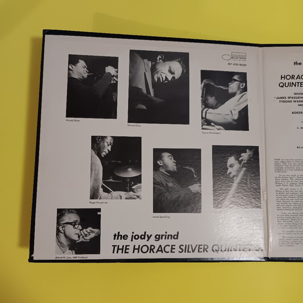 Horace Silver Quintet / Sextet - The Jody Grind OG Mono RVG - 1967 - BLP 4250 - Used - VG++ - Vinyl