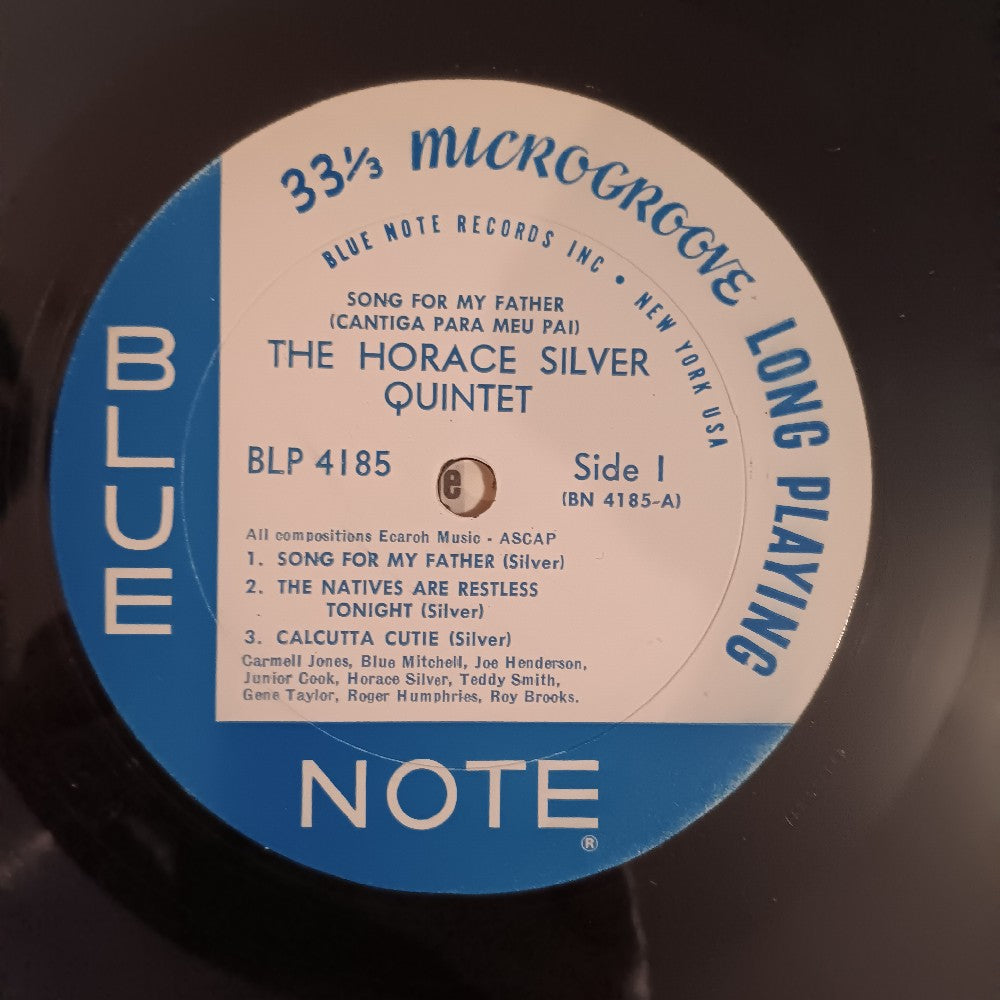 Horace Silver Quintet - Songs For My Father MONO RVG P EAR - 1964 - BLP 4185 - Used - VG++ - Vinyl