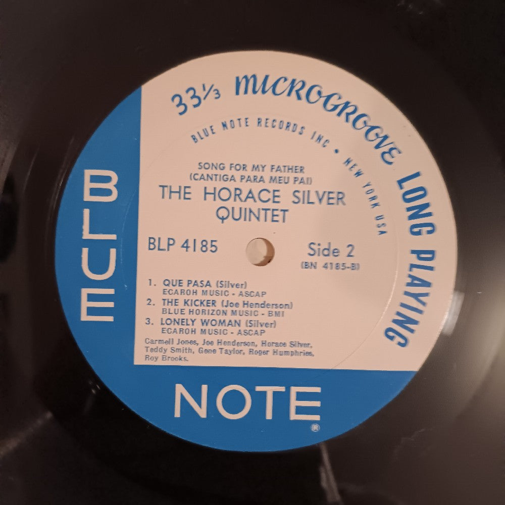 Horace Silver Quintet - Songs For My Father MONO RVG P EAR - 1964 - BLP 4185 - Used - VG++ - Vinyl