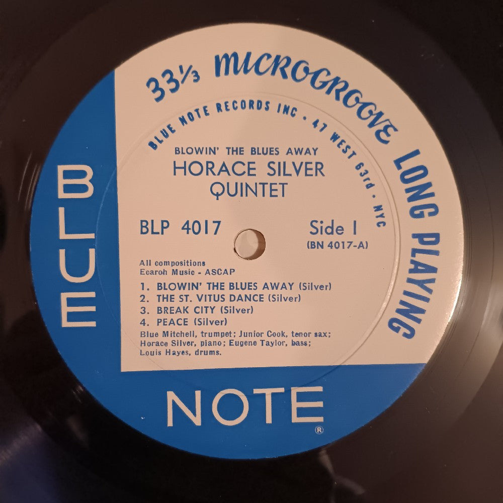 Horace Silver Quintet & Trio - Blowin The Blues Away OG MONO DG RVG EAR P - 1959 - BLP 4017 - Used - VG++ - Vinyl