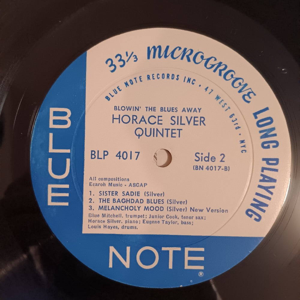 Horace Silver Quintet & Trio - Blowin The Blues Away OG MONO DG RVG EAR P - 1959 - BLP 4017 - Used - VG++ - Vinyl