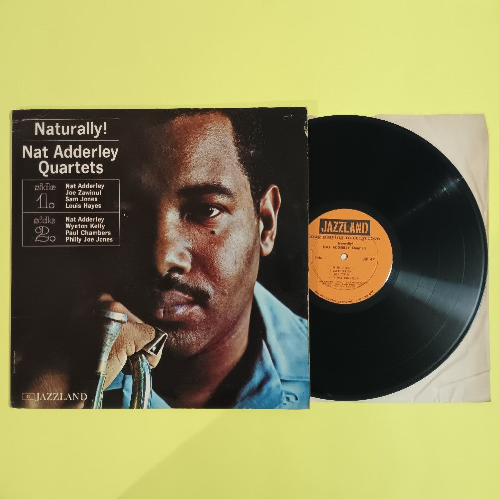 Nat Adderly Quartets - Naturally! OG Orange DG - 1961 - JLP 47 - Used - VG++ - Vinyl