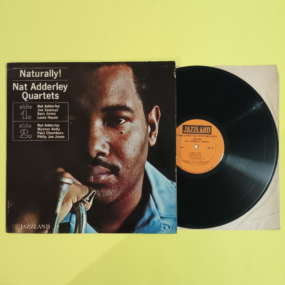 Nat Adderly Quartets - Naturally! OG Orange DG - 1961 - JLP 47 - Used - VG++ - Vinyl