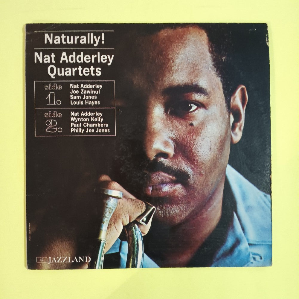 Nat Adderly Quartets - Naturally! OG Orange DG - 1961 - JLP 47 - Used - VG++ - Vinyl