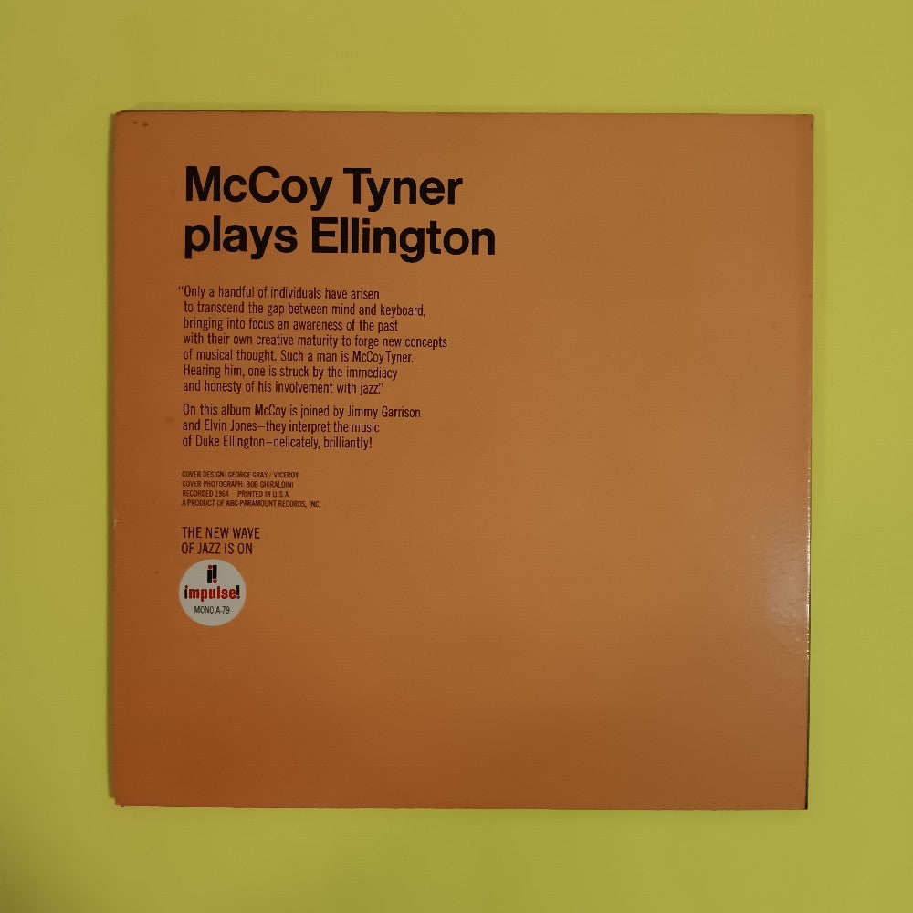 McCoy Tyner - McCoy Tyner Plays Ellington OG MONO RVG - 1965 - A-79 - Used - VG++ - Vinyl