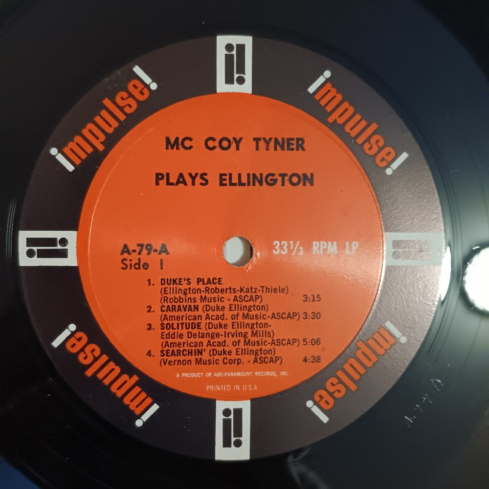 McCoy Tyner - McCoy Tyner Plays Ellington OG MONO RVG - 1965 - A-79 - Used - VG++ - Vinyl