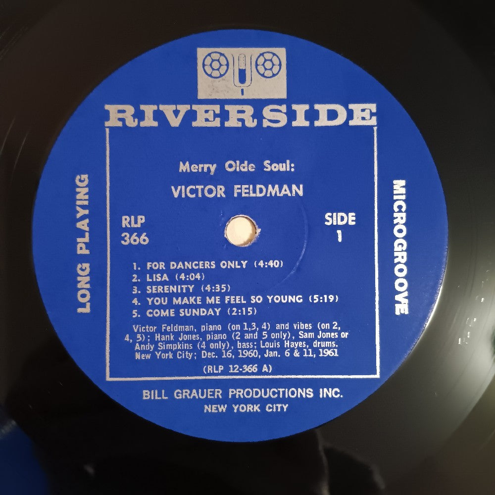 Victor Feldman - Merry Olde Soul MONO - 1961 - RLP 366 - Used - VG++ - Vinyl