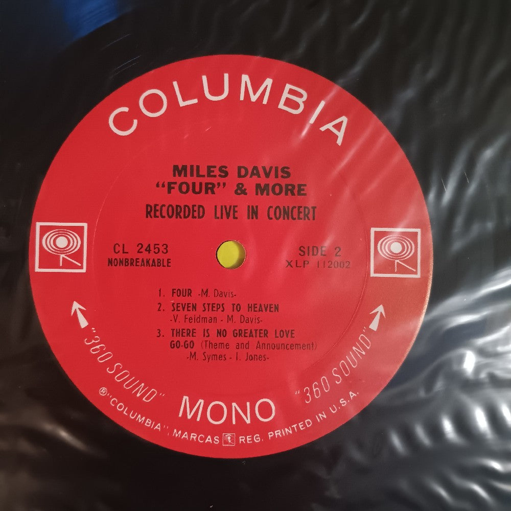 Miles Davis - Four & More Recorded Live OG 2 EYE MONO - 1966 - CL 2453 - New - Sealed - Vinyl