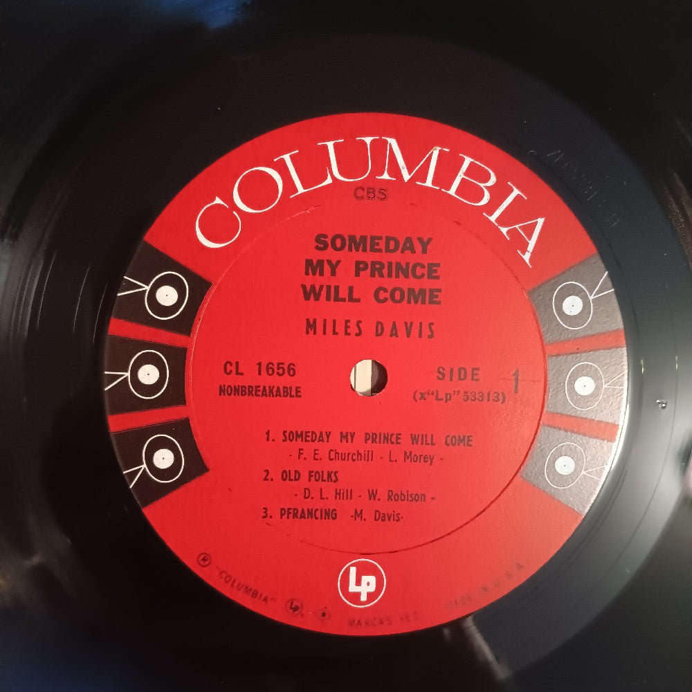 Miles Davis - Someday My Prince Will Come OG 6 EYE MONO - 1961 - CL 1656 - Used - EX - Vinyl