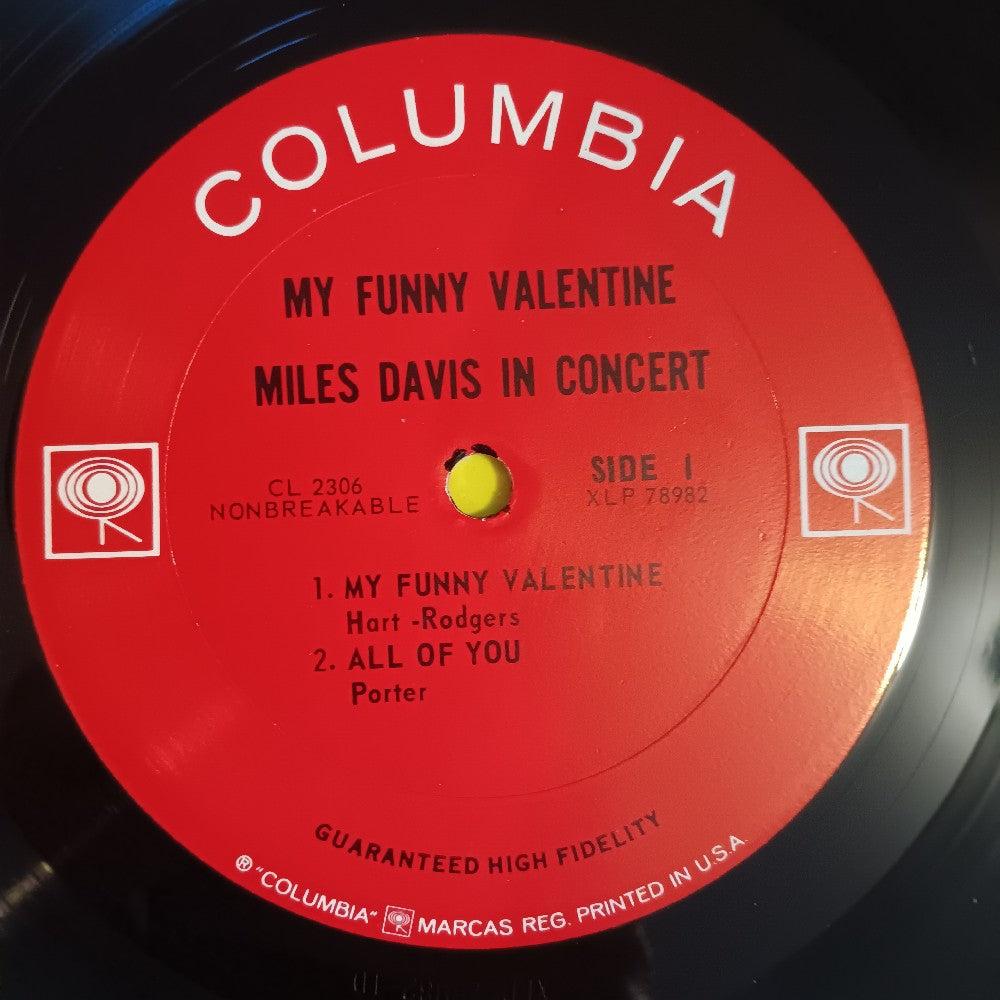 Miles Davis - My Funny Valentine In Concert OG 2 EYE MONO - 1965 - CL 2306 - Used - EX - Vinyl