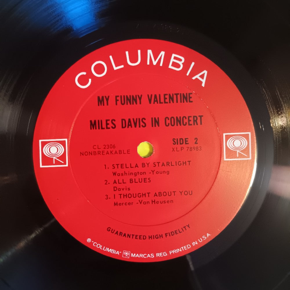 Miles Davis - My Funny Valentine In Concert OG 2 EYE MONO - 1965 - CL 2306 - Used - EX - Vinyl