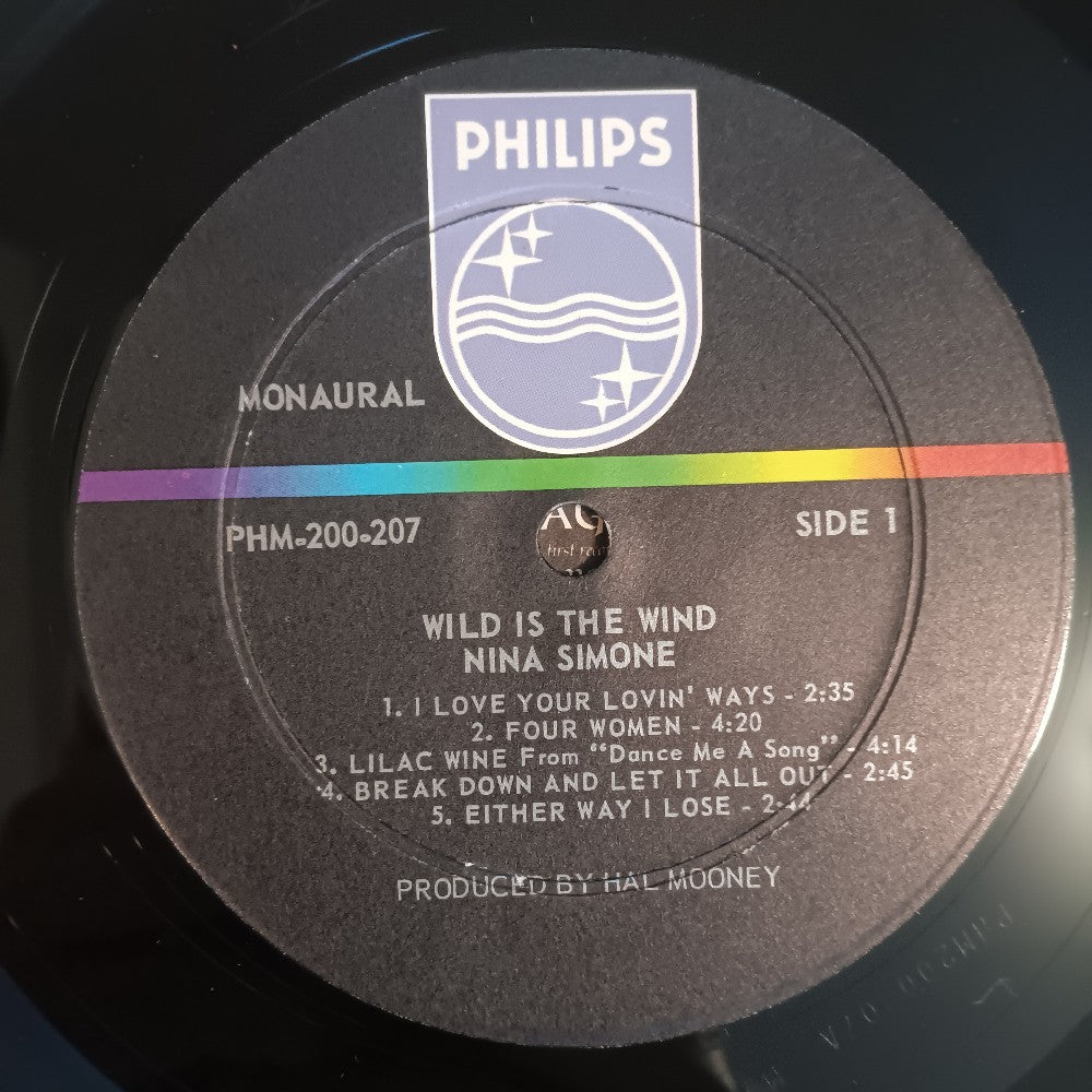 Nina Simone - Wild Is The Wind OG MONO MISPRINT - 1966 - PHM 200-207 - Used - EX - Vinyl