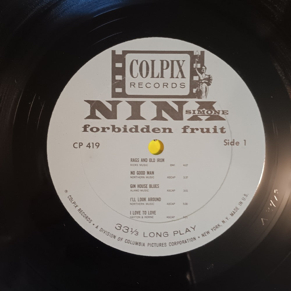 Nina Simone - Forbidden Fruit MONO - 1965 - CP 419 - Used - EX - Vinyl