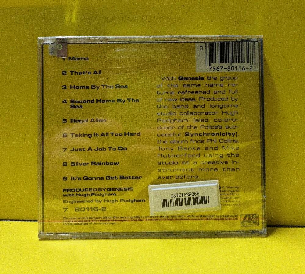 Genesis - Genesis - 7 80116-2 - New - Sealed - CDs - Reissue