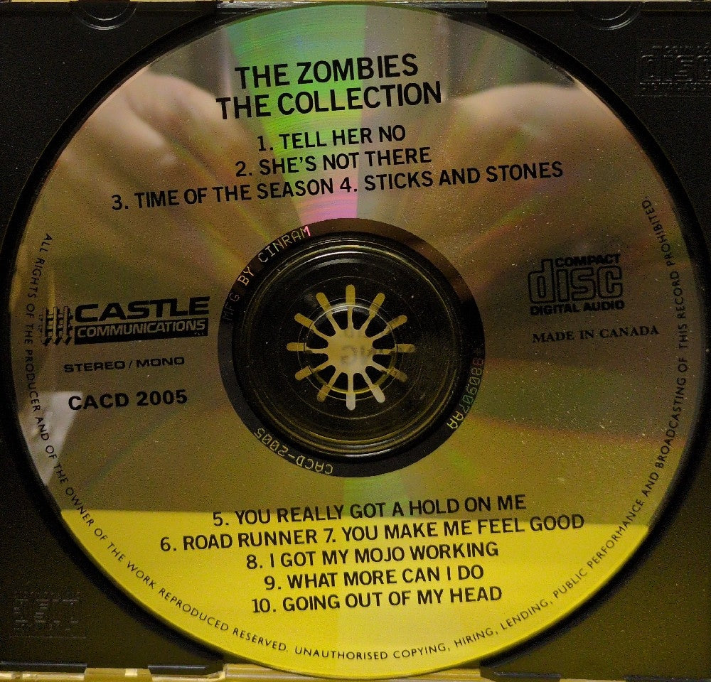 The Zombies - The Collection - 1988 - CACD 2005 - Used - EX - CDs - Canadian Import