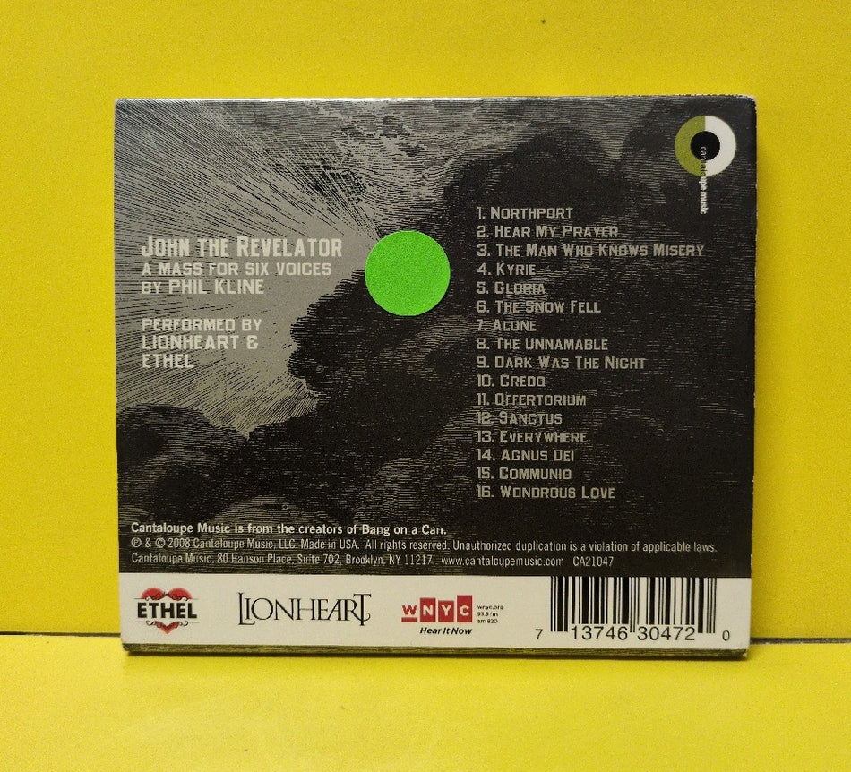 Phil Kline / Lionheart / Ethel - John The Revelator - 2009 - CA21047 - Used - EX - CDs