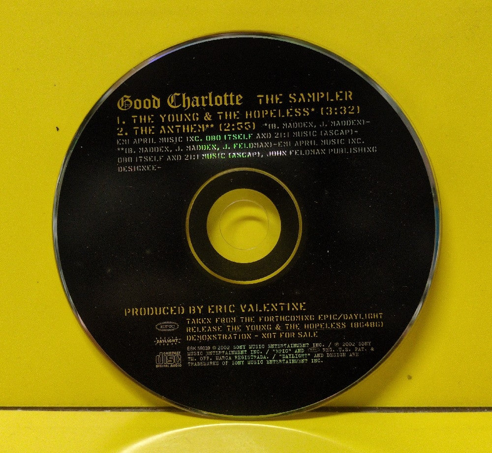 Good Charlotte - The Sampler - 2002 - ESK 59039 - Used - EX - CDs - Promo