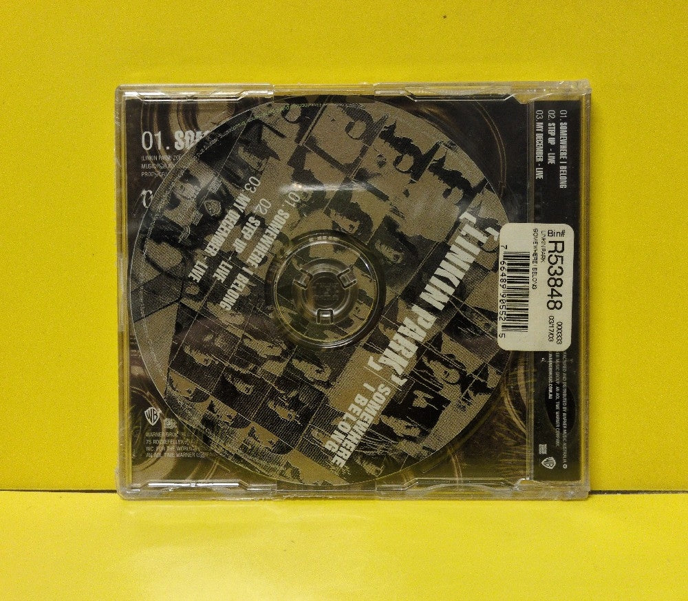 Linkin Park - Somewhere I Belong - 2003 - 9362426132 - New - Sealed - CDs - CD Single - Australian Import