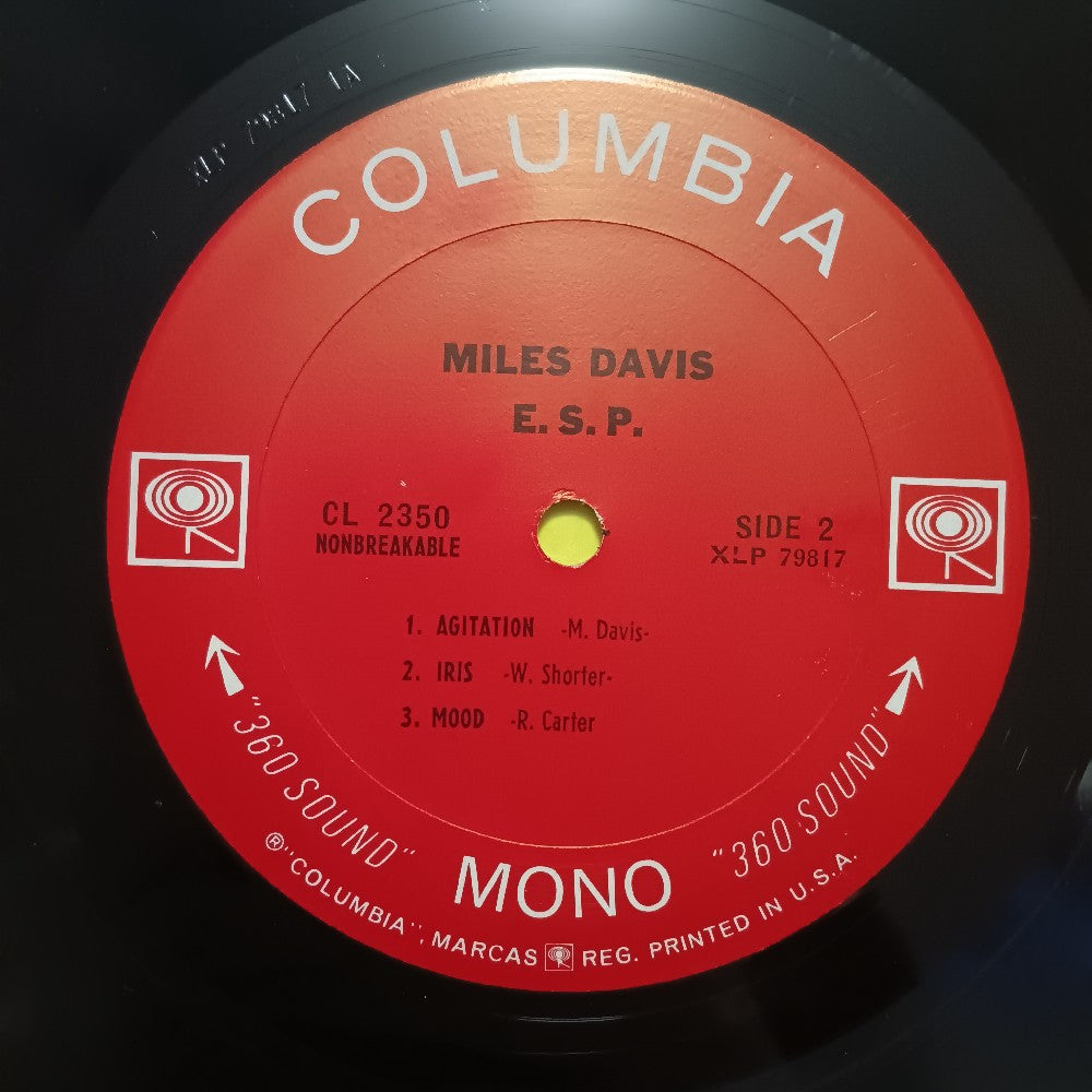 Miles Davis - E. S. P. / ESP OG MONO 2 EYE - 1965 - CL 2350 - Used - VG++ - Vinyl