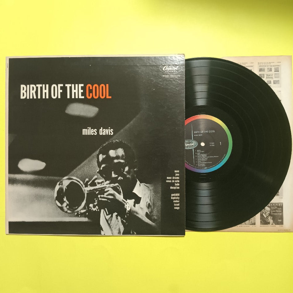 Miles Davis - Birth Of The Cool MONO RAINBOW LEFT LOGO - 1960 - T 762 - Used - VG++ - Vinyl