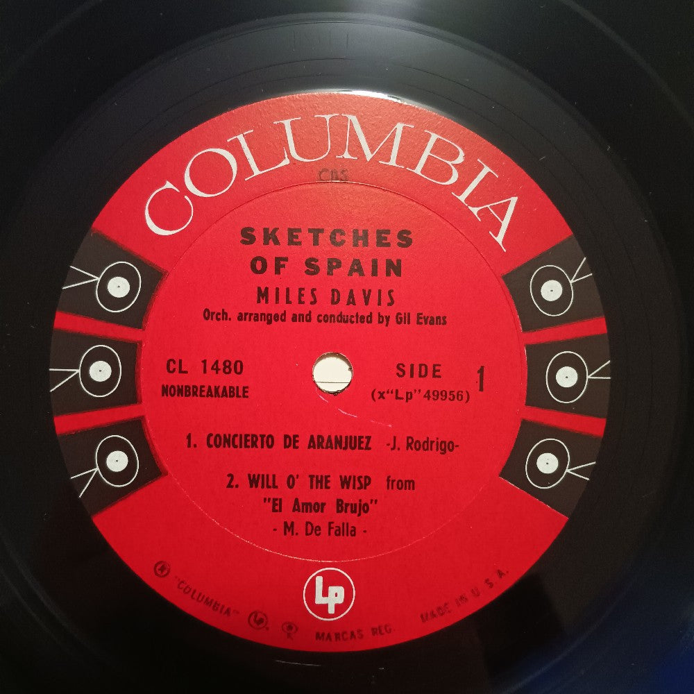 Miles Davis - Sketches Of Spain 6 EYE MONO CBS - 1961 - CL 1480 - Used - VG++ - Vinyl