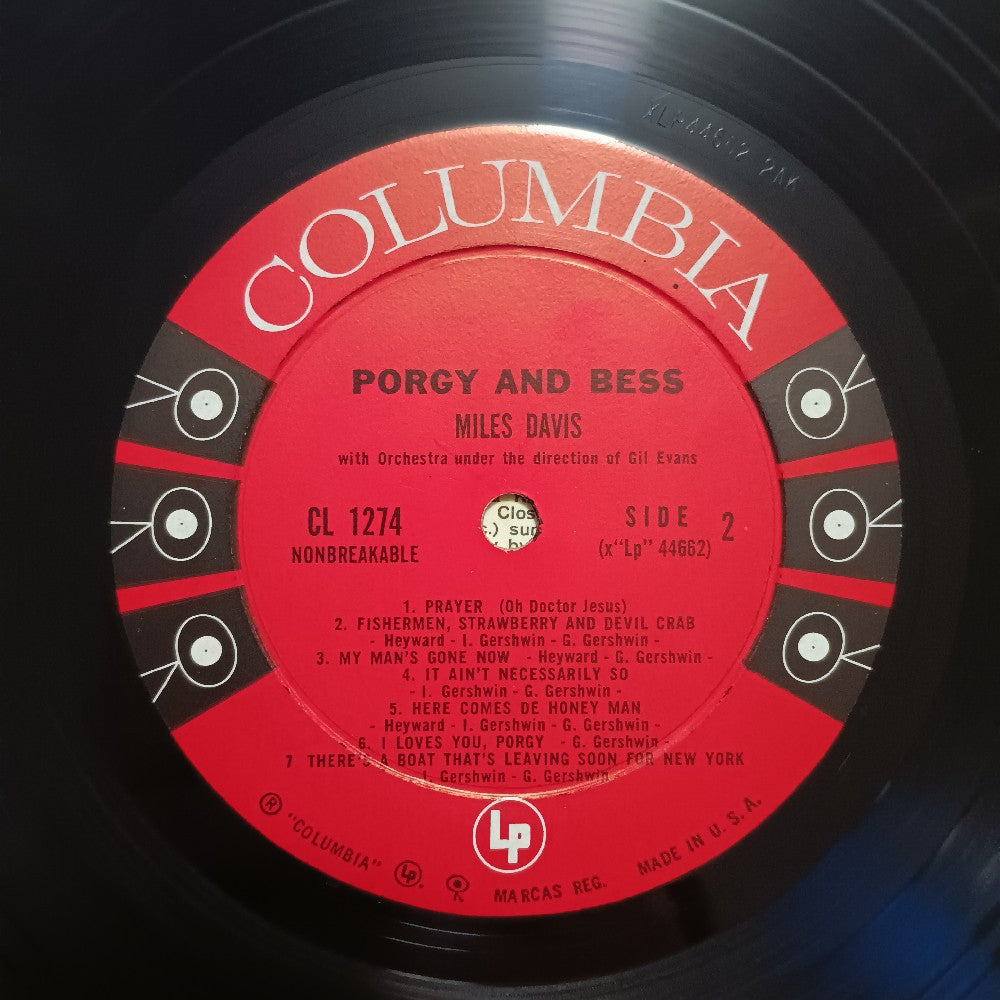Miles Davis - Porgy And Bess OG 6 EYE MONO DG - 1959 - CL 1274 - Used - VG++ - Vinyl