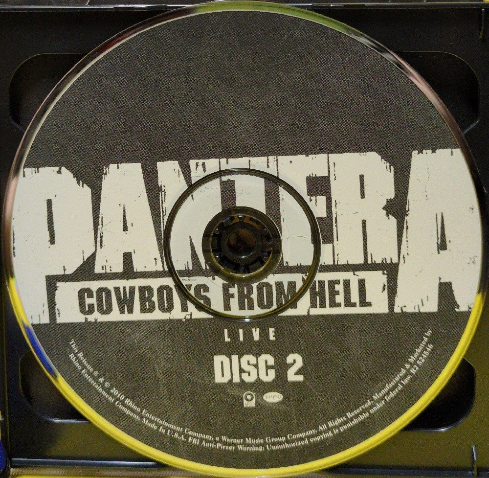 Pantera - Cowboys From Hell - 2010 - R2 524546 - Used - EX - CDs - 2xCD