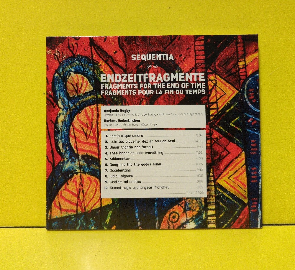 Sequentia - Endzeitfragmente - 2008 - RK 2803 - Used - EX - CDs - Germany Import