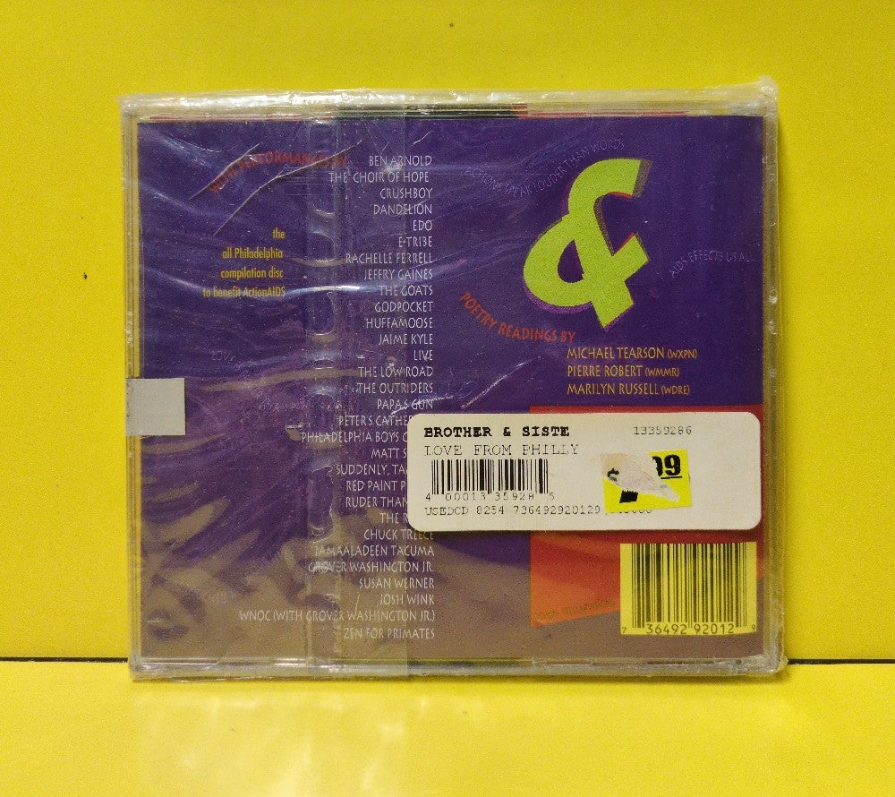 Various - Brothers & Sisters: Love From Philly - 1993 - G3 / 7-36492-92012-9 - New - Sealed - CDs - 2xCD