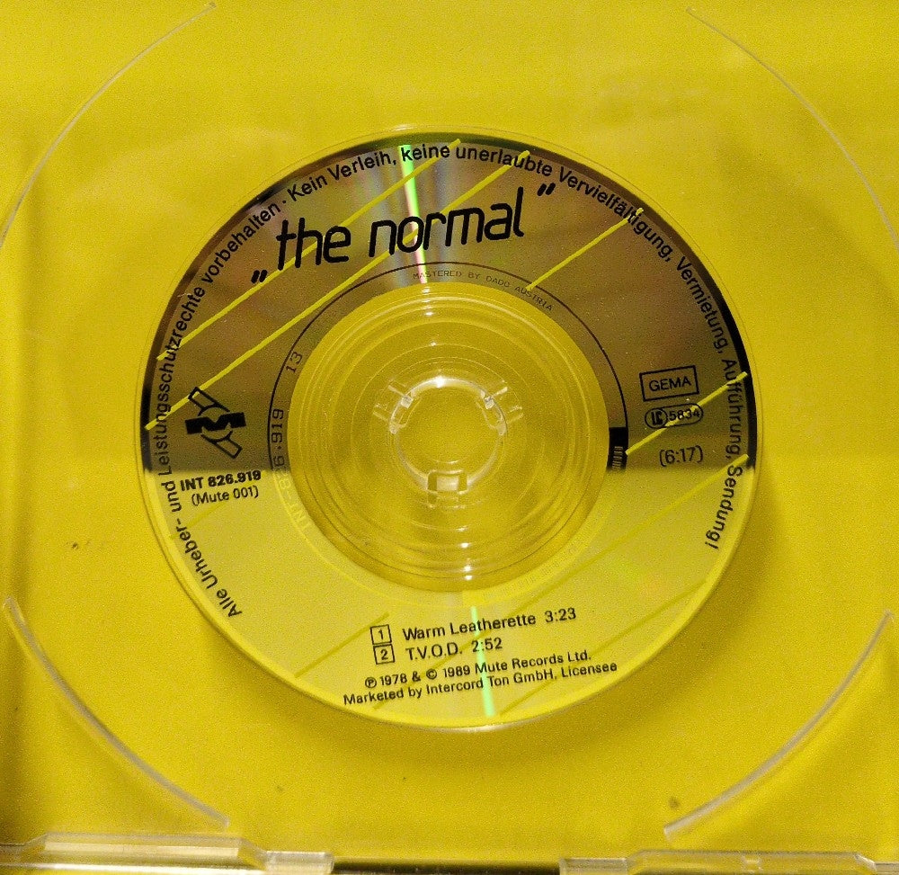 The Normal - Warm Leatherette - 1989 - CD Mute 001 - Used - EX - CDs - Mini CD Single - Reissue - Germany Import