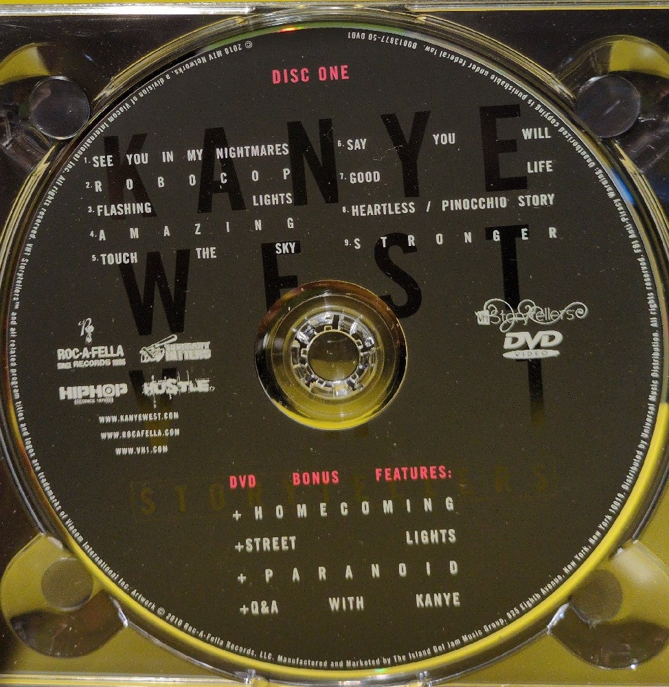 Kanye West - VH1 Storytellers - 2010 - B0013877-50 - Used - EX - CDs - CD/DVD Set