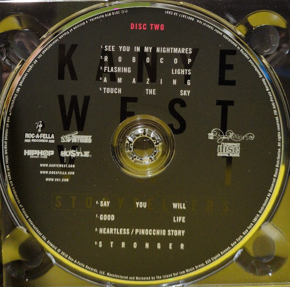 Kanye West - VH1 Storytellers - 2010 - B0013877-50 - Used - EX - CDs - CD/DVD Set