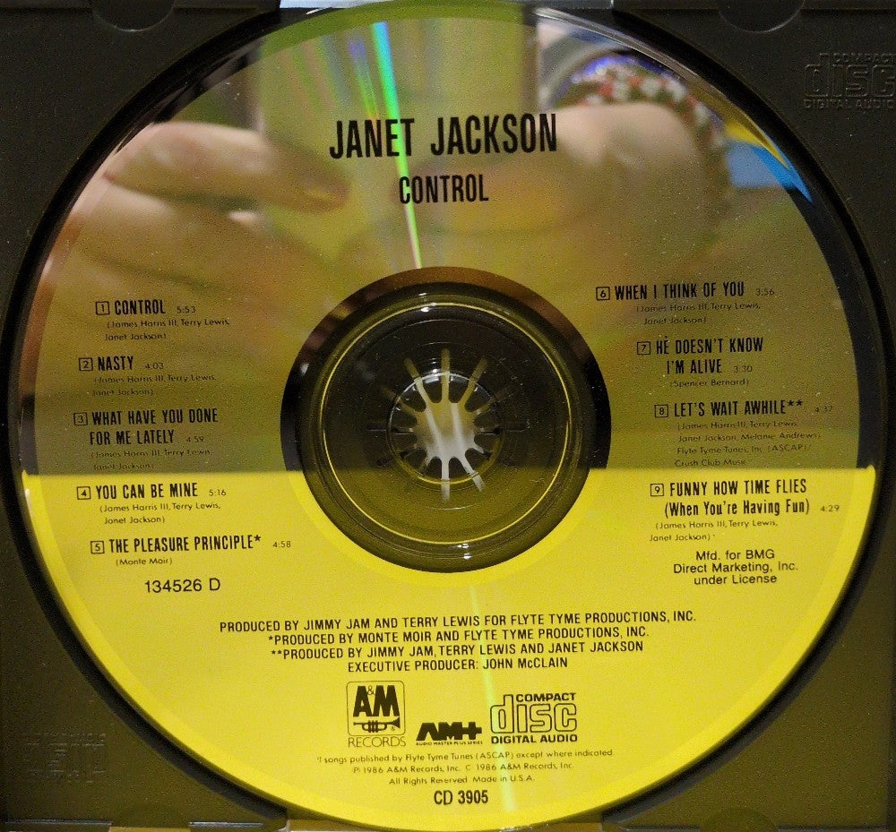 Janet Jackson - Control - CD 5106 / CD 3905 - Used - EX - CDs - BMG Club Edition - Reissue