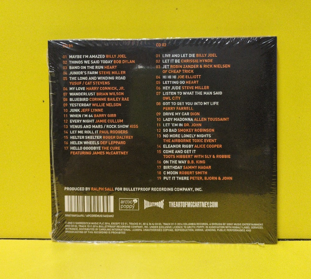 Various - The Art Of McCartney - 2014 - APCDREMUS1402AMZ - New - Sealed - CDs - 2xCD
