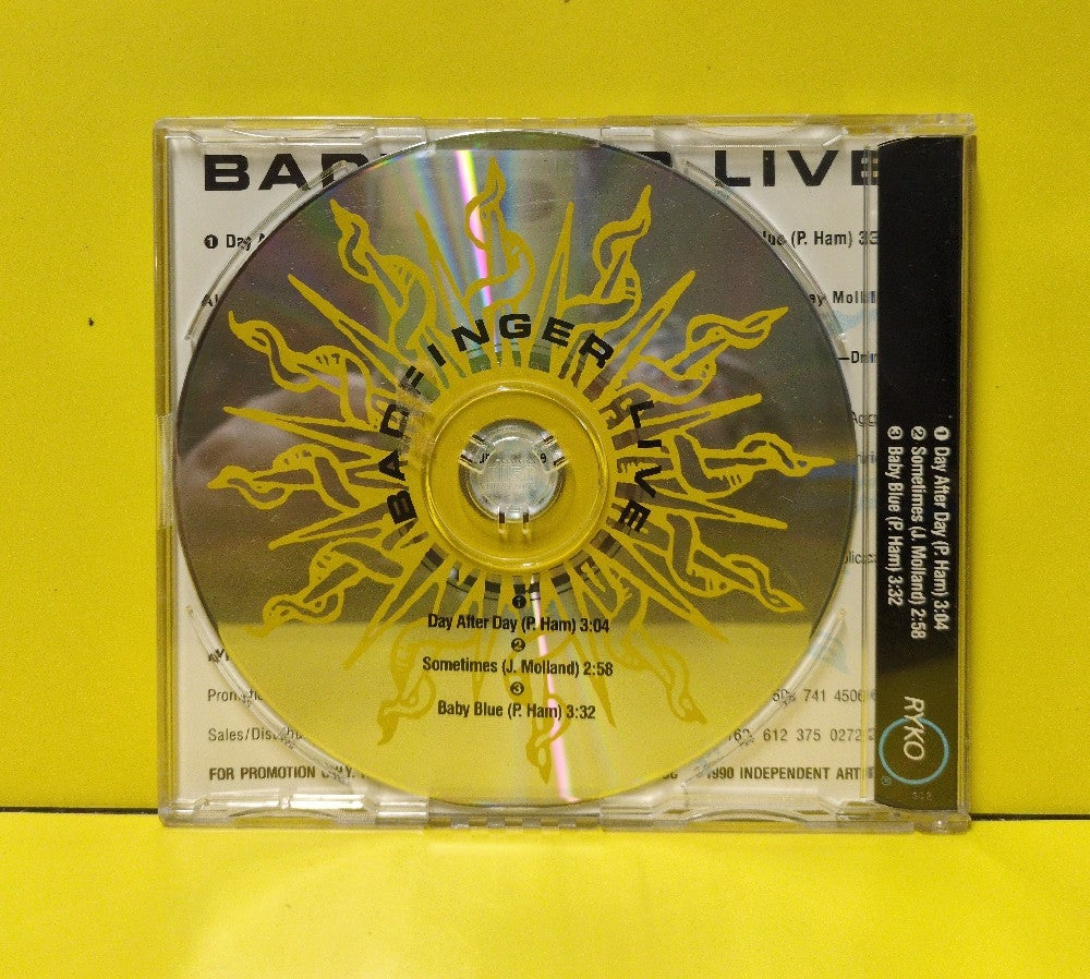 Badfinger - Live Three From Day After Day - 1990 - RCD PRO 9008 - Used - EX - CDs - EP - Promo