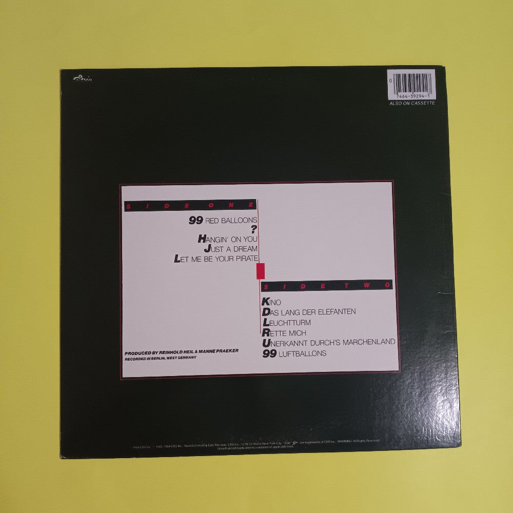 Nena - 99 Luftballons MISPRINT - 1984 - BFE 39294 / FE - Used - NM - Vinyl