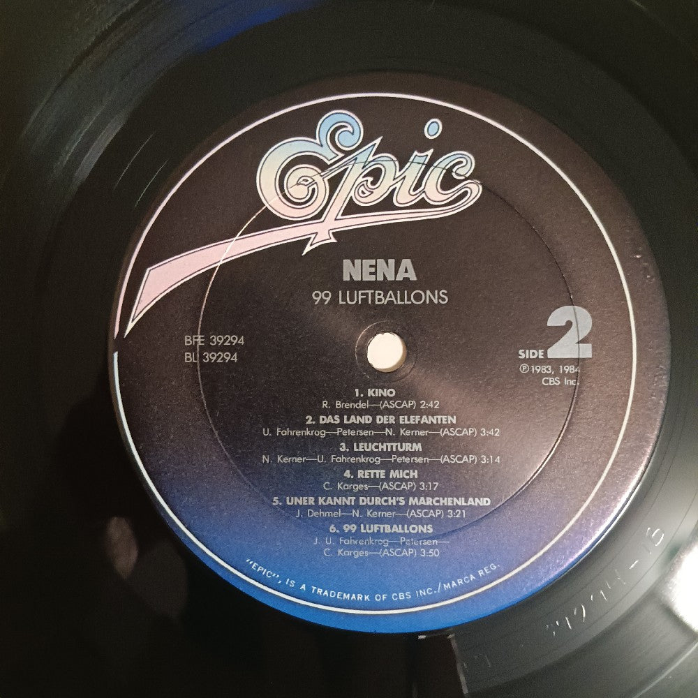 Nena - 99 Luftballons MISPRINT - 1984 - BFE 39294 / FE - Used - NM - Vinyl