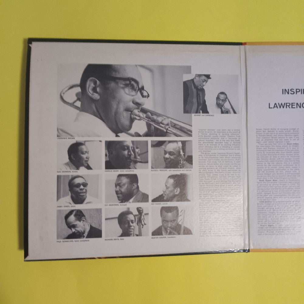 Lawrence Brown's All-stars & Johnny Hodges - Inspired Abandon OG MONO RVG - 1965 - A-89 - Used - EX - Vinyl