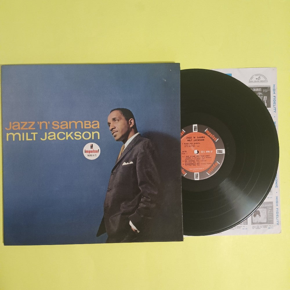 Milt Jackson - Jazz 'N' Samba OG MONO VAN GELDER - 1965 - A-70 - Used - EX - Vinyl