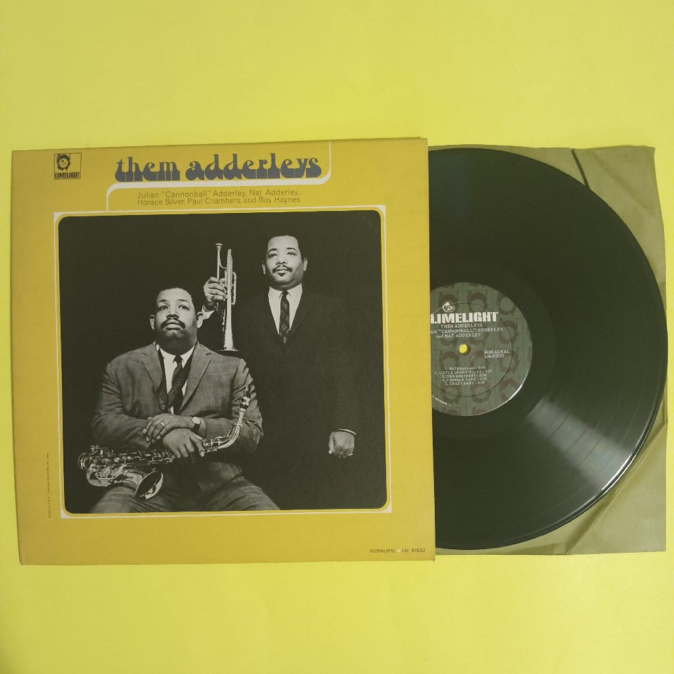 Julian Cannonball Adderley & Nat Adderley - Them Adderleys MONO - 1966 - LM 82032 - Used - EX - Vinyl