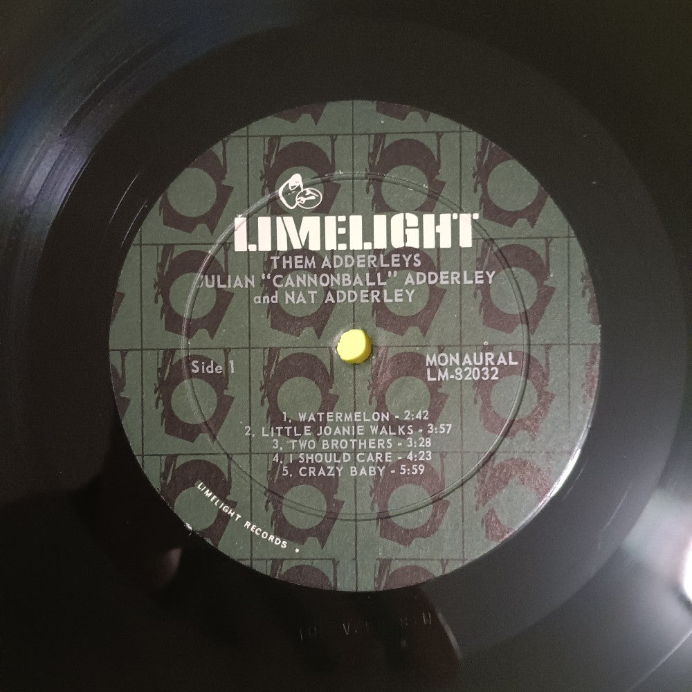 Julian Cannonball Adderley & Nat Adderley - Them Adderleys MONO - 1966 - LM 82032 - Used - EX - Vinyl
