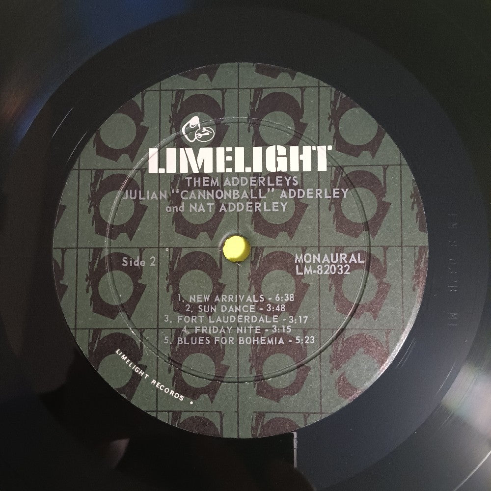 Julian Cannonball Adderley & Nat Adderley - Them Adderleys MONO - 1966 - LM 82032 - Used - EX - Vinyl